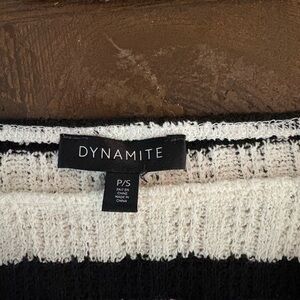 Dynamite Monochrome Knit Top